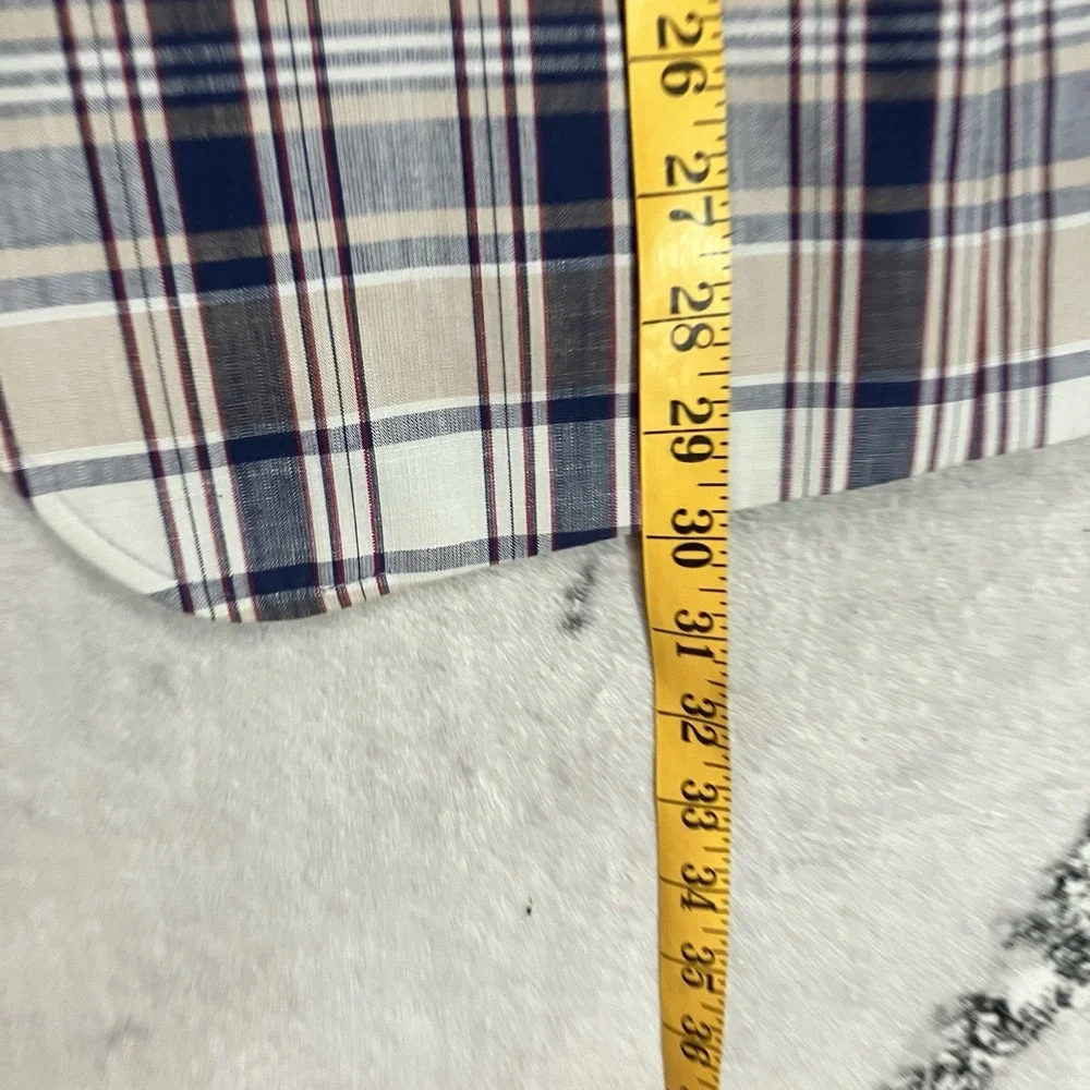 Banana Republic Mad Men Collection Mens 40R Plaid Two Button Blazer Sport Coat
